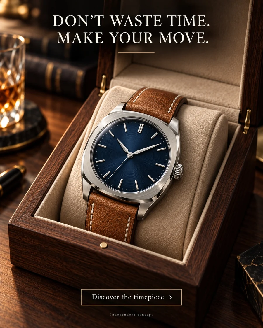 Make Your Move: watch / static ad, independent concept by RAIKORA