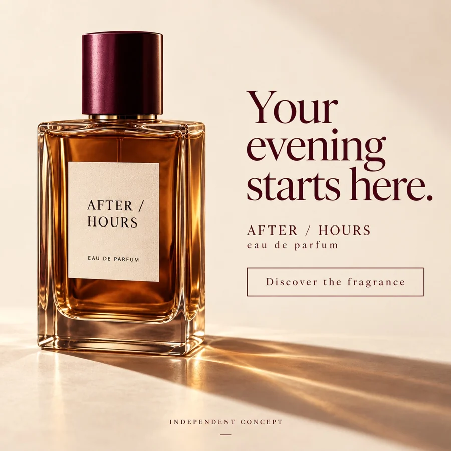 After Hours — static ad / direction b, independent concept