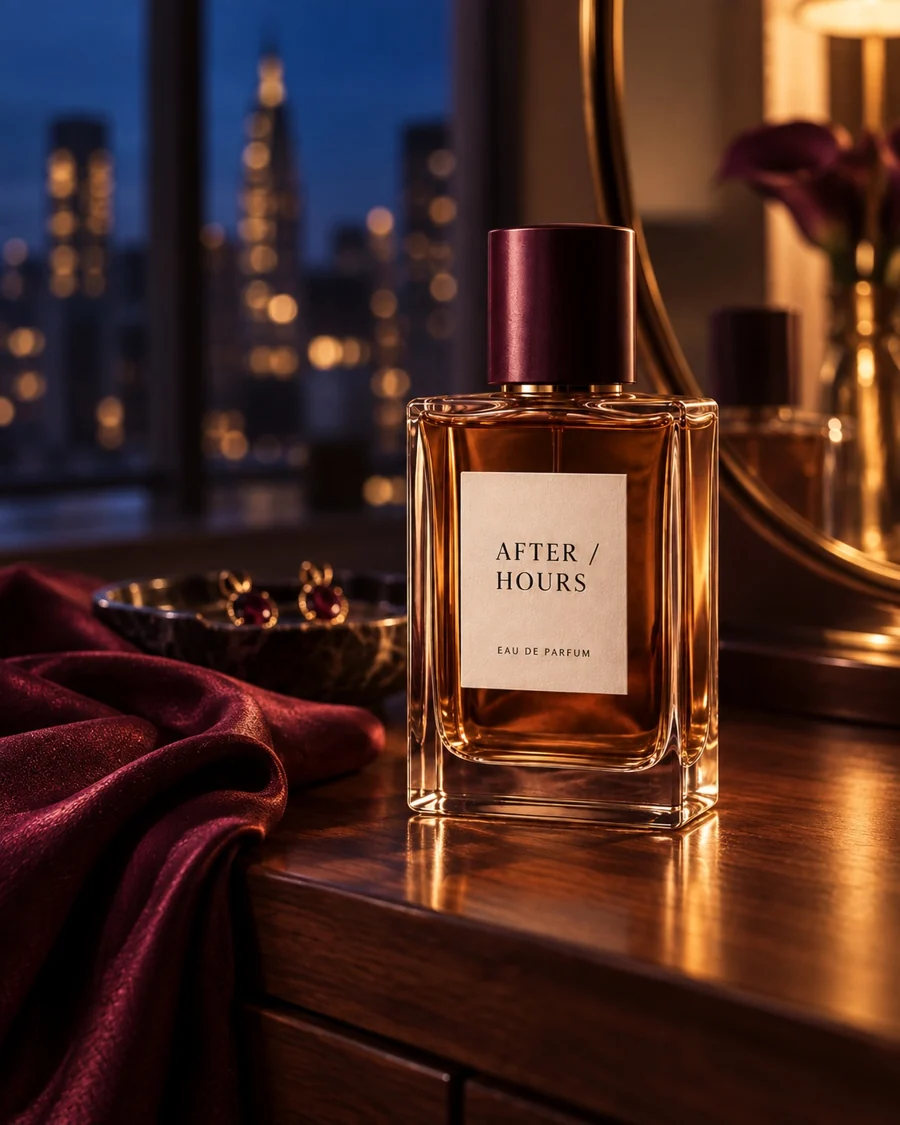 Your Evening: fragrance / static ad, independent concept by RAIKORA